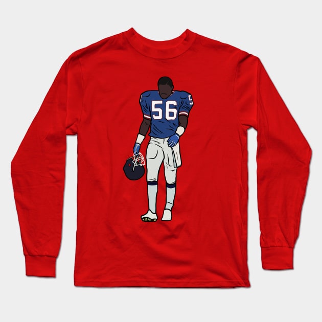 Lawrence Taylor Walk-Off Long Sleeve T-Shirt by rattraptees